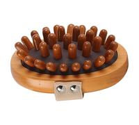 Pettine massaggiante in legno di faggio che stimola il cuoio capelluto e riduce la statica dei capelli, spazzola per capelli in legno di faggio districante per capelli