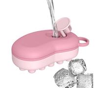 Pettine Massaggiante, Massaggiatore Rinfrescante per Scalpo con Dischi Gel, Strumento Multifunzione Per Bellezza, Massaggiatore Ergonomico Rimovibile