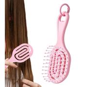 Pettine massaggiante per capelli, con denti cave elastici, da appendere, ad | Spazzola massaggiante per cuoio capelluto, strumento per lo styling dei capelli, per capelli lunghi, corti, ricci