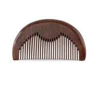 Pettine Massaggiante per Capelli in Legno di Sandalo con Profilo Sottile E Denti Arrotondati per Un Massaggio Rilassante E una Pettinatura Dolce, Pettine mezzaluna, liscio