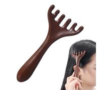 Pettine massaggiante per capelli, pettine massaggiante per capelli, rastrello per dragaggio meridiano, strumento per raschiare il rilassamento per salone, viaggi, uso domestico, cura quotidiana del