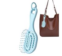 Pettine massaggiante per capelli, portatile, volumizzante, con denti cavi | Spazzola massaggiante per cuoio capelluto, strumento per lo styling dei capelli bagnati e asciutti, corti, ricci, lisci