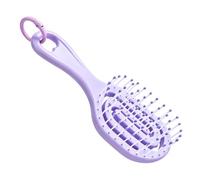 Pettine massaggiante per cuoio capelluto, denti cave elastici, da appendere | Spazzola massaggiante per cuoio capelluto, strumento per lo styling dei capelli lunghi, ricci e lisci, bagnati e asciutti