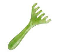 Pettine massaggiante per il cuoio capelluto, massaggiatore per le mani in resina con effetto rilassante, spazzola manuale anti-stress per il massaggio del cuoio capelluto e la crescita dei capelli