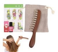 Pettine Massaggiante Per La Crescita Dei Capelli Massaggio Gua Sha Testa | Pettine Massaggiatore A Meridiani per Uomini Adulti Anziani Casa Ufficio Viaggi Casa Spa
