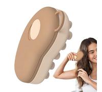 Pettine massaggiante, spazzola per cuoio capelluto di raffreddamento in silicone, spazzola rimovibile, strumento ergonomico per il relax, portatile per la casa e la Ren