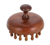 Pettine Massaggiatore Capillare in Legno, Disco Tondo