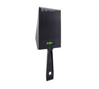 Pettine Men's Hair Cutting Positioning Comb Barber Scissor Set Flat Head With Horizontal Accessories(Black)