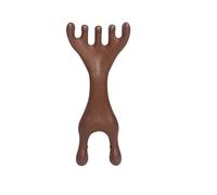 Pettine Meridian, pettine per terapia Fivetouch, artigli da massaggio in legno di sandalo dorato, strumenti Guas Sha per testa, viso, occhi, naso, mascella e collo, spazzola massaggiante per meridiani