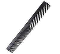 Pettine nero a due estremità pettine a denti densi radi pettine per capelli lisci pettine per capelli taglio pettine portatile leggero da viaggio durevole e attrazione