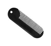Pettine Nero per in Zinco da Portatile Barba Lega Uomini | Stile Semplice, Antiruggine, per Sala, per Barba e Chioma, Accessorio Compatto