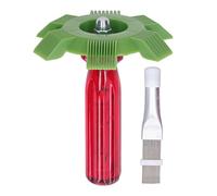 Pettine per Alette per Condizionatore D'aria 2 Pezzi, Raddrizzatore per Alette a Pettine AC, Kit di Accessori per la Pulizia del Radiatore del Condensatore AC (Verde)