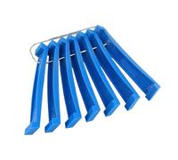 Pettine per Alette - PP 12,2x1,9x1 cm | 7 Pezzi Spazzola Peř Pulizia e Riparazione con Pettine per Bobina, Pulizia Evaporatore, Peř Riparazione Elettrodomestici Commerciali, Casa e Auto