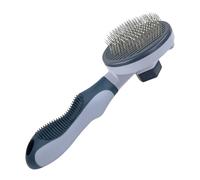 Pettine per animali domestici, design di desedding autopuglio, 20,2 × 7,5 × 5,8 cm, pennello per cani, spazzola per capelli sciolti di gatto, districante comodo da pulire, per la cura dei viaggi domes
