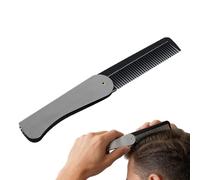 Pettine per baffi per la cura pieghevoli in acciaio inossidabile