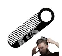 Pettine per baffi | Pettine per acconciatura compatto, strumento ergonomico portatile doppio uso spazzola dettagli per capelli ideale per la cura Barbu