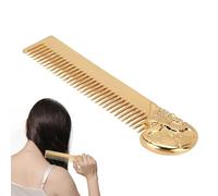 Pettine per baffi, pettine per barba tascabile,Pettine per capelli facciali con motivo teschio per uomo | Pettine per barba in lega di zinco, pettine per acconciature portatile per la cura e lo styl