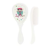 Pettine per bambini e pennello, spazzola per bambini e set di pettine | Cradle Cap Basvella per cuccioli per la spazzola per bambini | Prodotti per bambini in doccia Care del cuoio capelluto per la pe
