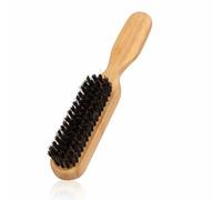 Pettine Per Barba - Setole Di Cinghiale Naturali, Strumento Districante Per Massaggio Del Cuoio Capelluto, Spazzola Per Baffi Da Viaggio, Accessorio Per Lisciare Il Dritto | Spazzola Per Capelli Premi