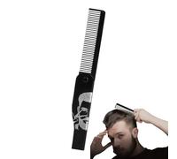 Pettine Per Barba Uomini | Strumento Per Acconciare E Mantenere Baffi | Portale Spazzola Pieghevole in Acciaio Inox per Uomo Toilette Viaggio Casa