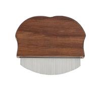 Pettine per cani con manico curvo in legno, per la toelettatura di animali domestici, per la toelettatura di cuccioli di taglia grande, media, piccola, piccola, gattina, cavallo, fare il bagno al