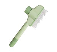 Pettine per cani contro la caduta dei capelli - pettine autopulente con pulsante di scatto, per gattini, cuccioli di piccoli animali, casa, bagno e doccia, rimuove i sciolti