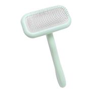 Pettine per cani Spazzola professionale for toelettatura animali domestici Manico bicolore Pettine a denti densi in metallo for soffici gatti Cani Strumento universale per Rimuovere i Nodi(Color7,S)