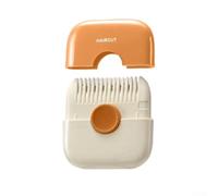Pettine per capelli 2 in 1 con doppie punte, strumento per diradare i capelli, per donne, uomini, bambini, taglio di precisione su entrambi i lati, per frangia e peli di bambino, ABS verde, 6,5 x 7,5