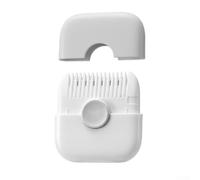 Pettine per capelli 2 in 1 con doppie punte, strumento per diradare i capelli, per donne, uomini, bambini, taglio di precisione su entrambi i lati, per frangia e peli di bambino, ABS verde, 6,5 x 7,5