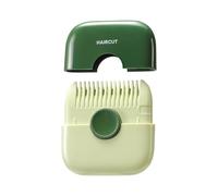 Pettine per capelli 2 in 1, pettine per coda, strumento per la rimozione delle doppie punte e lo styling dei capelli, mini strumento portatile per la rottura dei capelli, design a doppio lato con
