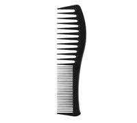Pettine per capelli 3 pezzi pettine for capelli parrucchiere professionale barbiere dente largo spazzola a due lati uomo pettini acconciatura strumento for lo styling del per Parrucchieri(Black)