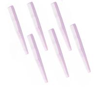 Pettine per capelli 6 pezzi pettine professionale for taglio capelli denti larghi barbiere parrucchiere accessori for strumenti for lo styling resistenti al calore per Parrucchieri(PURPLE-6pcs)