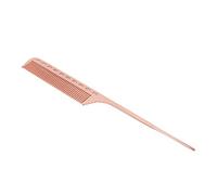 Pettine per capelli a coda di ratto da salone, pettine centimetrato a coda pettine centimetrato a coda, pettine in metallo in alluminio per barbiere professionale, pettine per capelli per uomo, donna