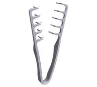Pettine per capelli a denti larghi, spazzola volumizzante per capelli ricci, design delicato districante, materiale leggero compatto, 22,5 x 10,5 x 2,4 cm, per donne, parrucchieri