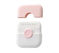 Pettine per capelli a doppia faccia, 2 in 1, con doppie punte, BabyKidFriendly (rosa)