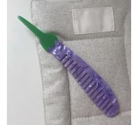 Pettine per capelli a forma di anguria, peperone e melanzana, pettine antistatico in acetato per donne, grazioso design a forma di frutta, strumento districante per acconciature, regalo per lei