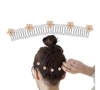 Pettine per capelli a forma di U e strumenti per lo styling - Fermagli per capelli elastici invisibili, forcine e supporti per ragazze e donne