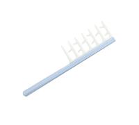 Pettine per capelli a pelo lungo, facile da tenere in mano, per viaggi, casa, salone, colore: blu/rosa