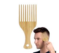 Pettine per capelli afro - Pettine a denti larghi per capelli bagnati | Pettine in legno | Pettine per capelli ricci a denti larghi | Pettine dentato capelli bagnati | Pettine tascabile fatto a mano