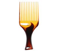 Pettine per capelli afro, pettine a forchetta liscia, leggero, strumento per lo styling africano