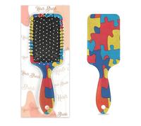 Pettine per capelli antistatico con cuscino d'aria spazzola per capelli colorata puzzle quadrato per massaggio del cuoio capelluto spazzola per donne ragazze