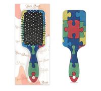 Pettine per capelli antistatico con cuscino d'aria spazzola per capelli puzzle quadrato per massaggio del cuoio capelluto spazzola per donne ragazze