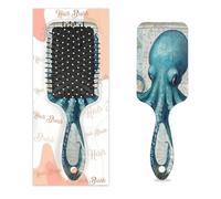 Pettine per capelli antistatico massaggiante cuscino d'aria spazzola per capelli vintage oceano polpo e mappa del mondo quadrato massaggio del cuoio capelluto spazzola per donne ragazze
