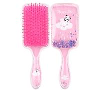 Pettine per Capelli Cartone Animato Balena con Design Antistatico per Capelli Dritti e Ricci - Manico Ergonomico con Cuscino d'aria per Massaggio del Cuoio Capelluto - Motivi di Animale Vivido,