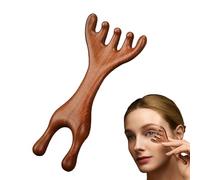 Pettine per capelli con antler di cervo - pettine per massaggio in legno di sandalo, per la salute dei capelli, per il cuoio capelluto palmare | Pennello antistatico in legno, strumento per la terapia