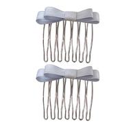 Pettine per capelli con fiocco a nastro per ragazza fermaglio per capelli clip per capelli per donne frangia laterale strumento per lo styling dei capelli per bambini