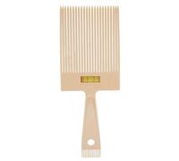 Pettine per capelli con guida superiore piatta Sunicon, pettine professionale a parte superiore piatta Regolazione dell'angolo Pettine a denti grandi Salone portatile Barbiere