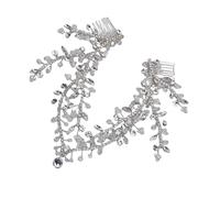 Pettine per capelli con strass di cristallo, gioiello da sposa, moderno, gioiello per sposa e festa di nozze