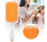 Pettine per Capelli da Cartone Animato Balena con Design Antistatico per Capelli Dritti e Ricci - Manico Ergonomico con Cuscino d'aria per Massaggio del Cuoio Capelluto - Motivi di Animale Vivido,