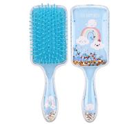 Pettine per Capelli da Cartone Animato Balena con Design Antistatico per Capelli Dritti e Ricci - Manico Ergonomico con Cuscino d'aria per Massaggio del Cuoio Capelluto - Motivi di Animale Vivido,
